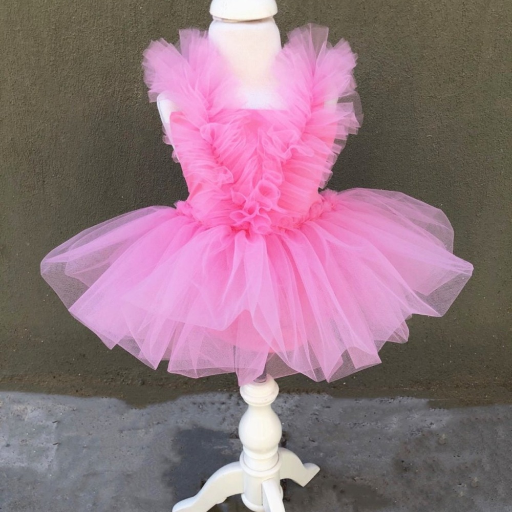 Lilamilababy pink baby girl dress